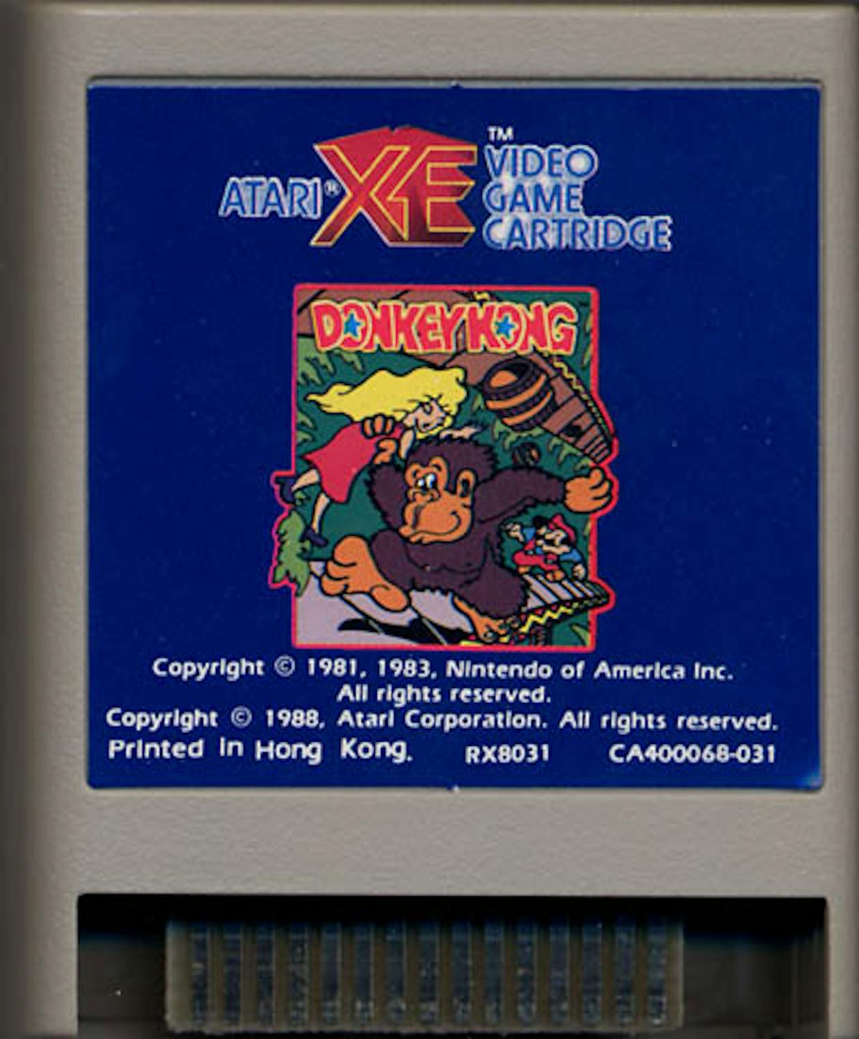 Image result for Donkey Kong XE atari