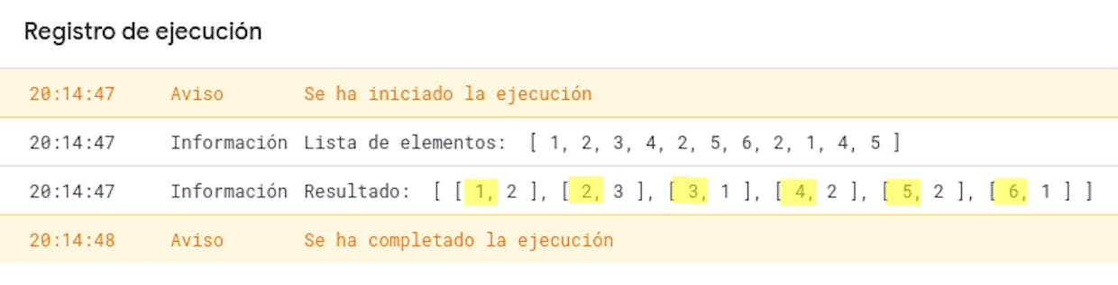 ¿Aguién sabe si en AppScript hay una manera de contar repeticiones en un array o en una lista? De momento lo que consigo es hacer el conteo directamente en una HdC y luego referenciar la celda con la cuenta en una variable. Gracias