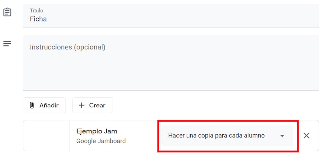 ¿Cómo haríais un jamboard para que cada alumno lo complete a su manera? La idea es hacer un cuaderno de fichas de infantil (jamboard) y que los alumnos puedan rodear, colorear, mover elementos... Pero cada cuaderno para cada alumno. ¿Hay manera de hacerlo automático (cada alumno recibe su copia, o tengo que preparar cada copia a mano y dar enlaces uno a uno? ¿Sabéis de otra herramienta que sea mejor?