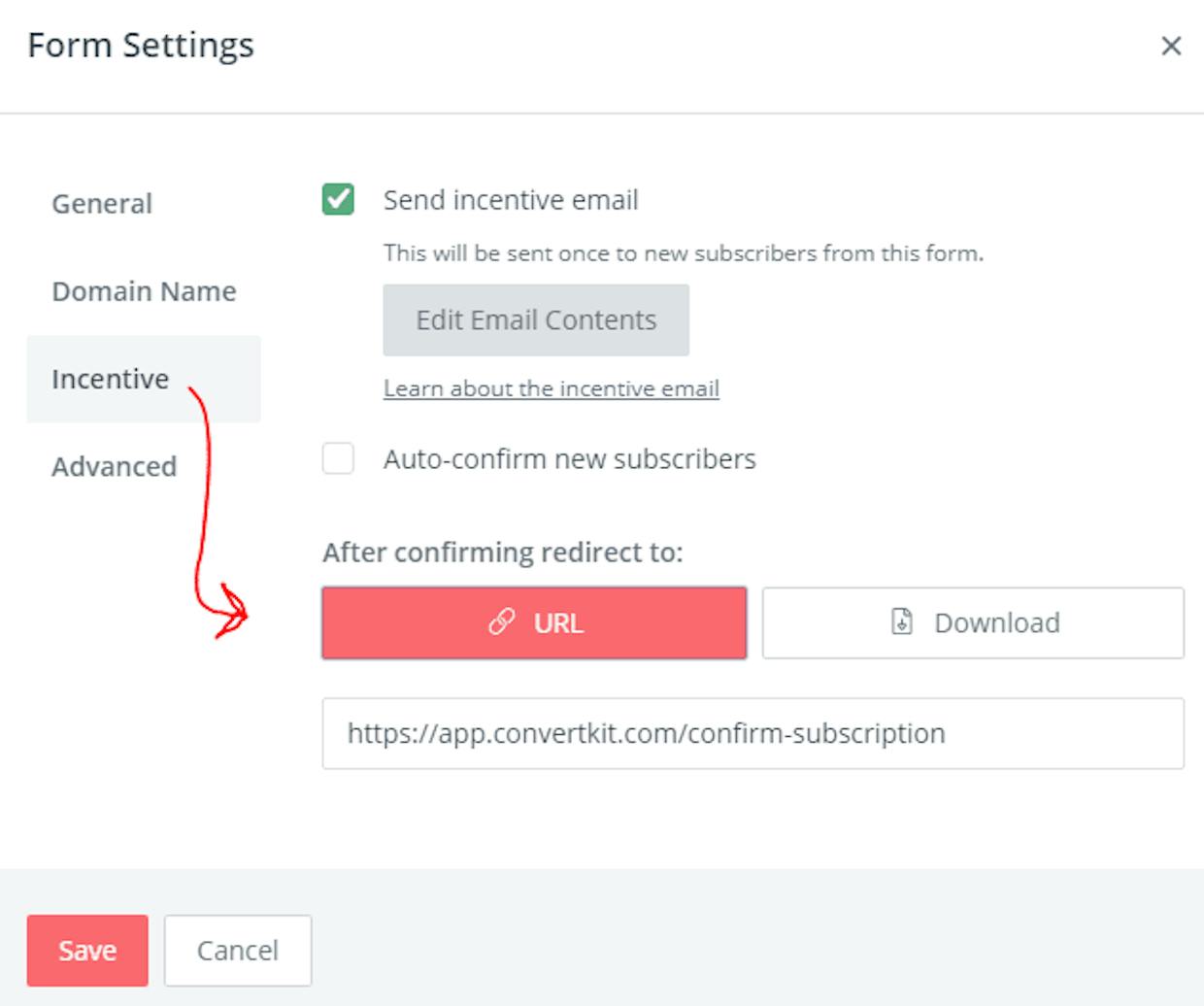 When new subscribers download my freebie, they are asked to register to Convertkit (after clicking 'download' in the incentive email). How do I make sure they don't need to do that?