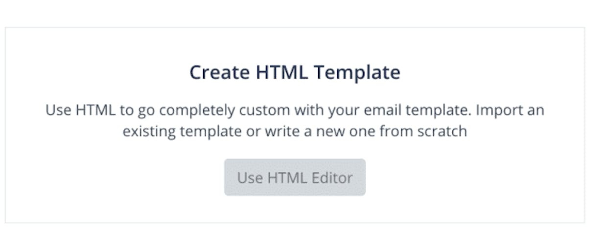I see only a few email templates on Convert Kit. How do I create an email template that works better for me?