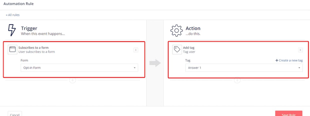 I'm trying to integrate with tryinteract. Tryinteract won't let me tag quiz takers, I have to create a form for them. Is there a way I can automate adding anyone who subscribes to a form to a tag? I see the forms I created on my tags list, but in my test, it didn't actually add the subscriber to the tag, only to the form. Thank you!