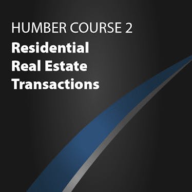Course 2 Forum: Residential Real Estate Transactions