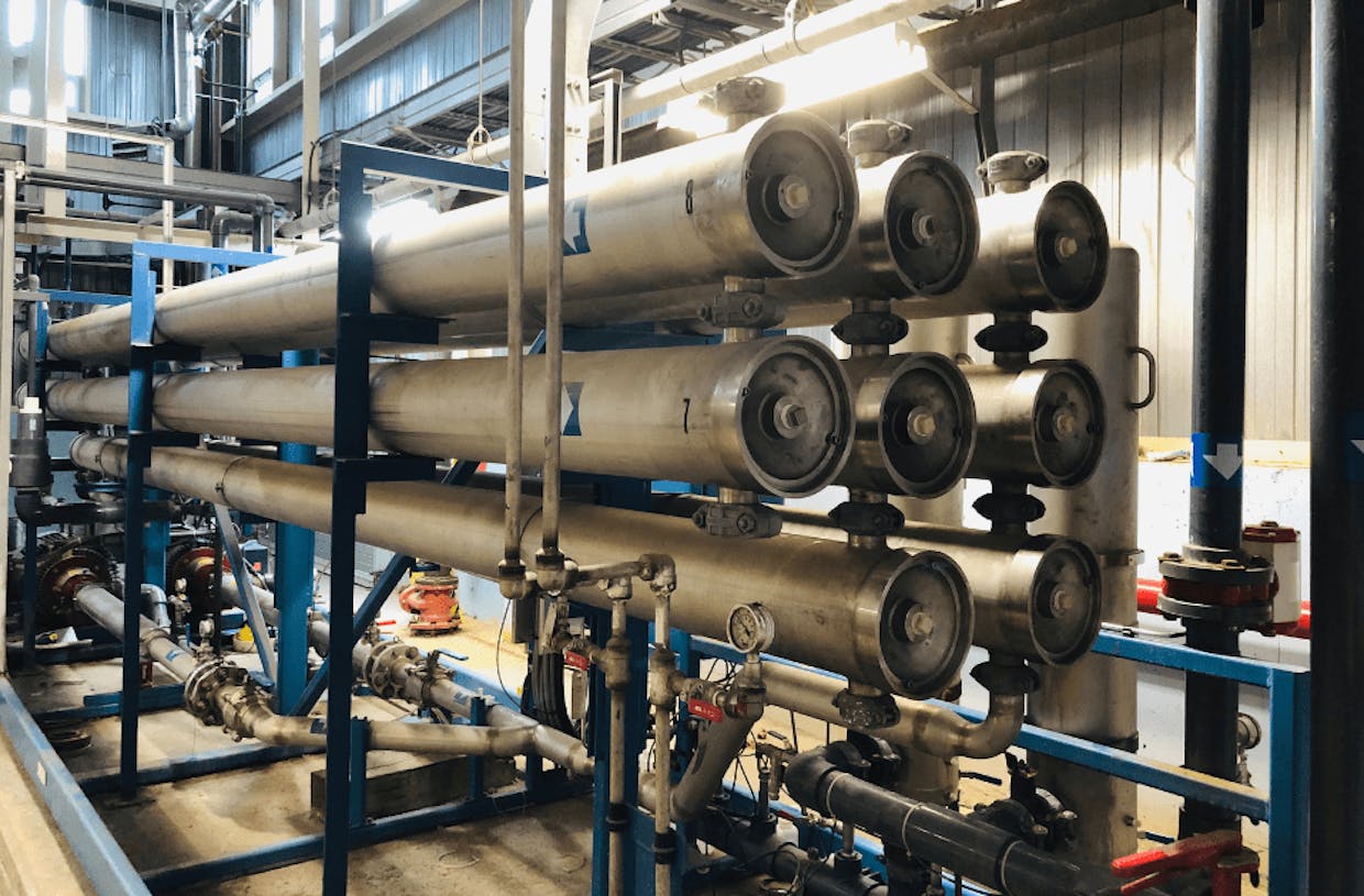 Reverse osmosis system - wastewater treatment