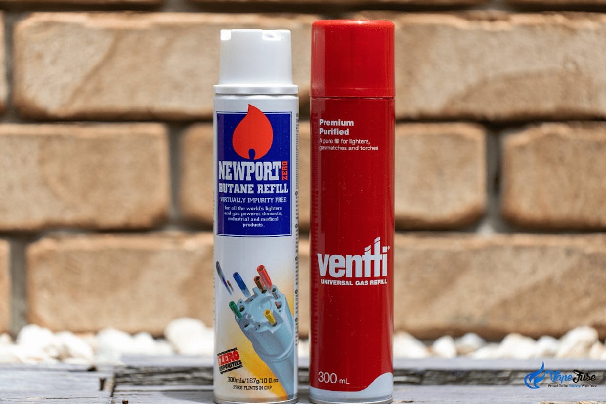 Which one is the best butane gas to use with jet lighters for heating manual vaporizers?