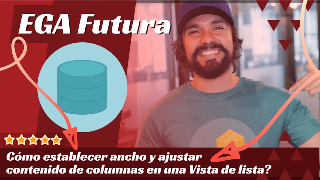Como modificar el ancho de las columnas de una Vista de lista?