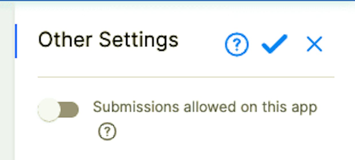 I want an app that doesn't require submission. Just a read-only app. How to remove the submit button?
