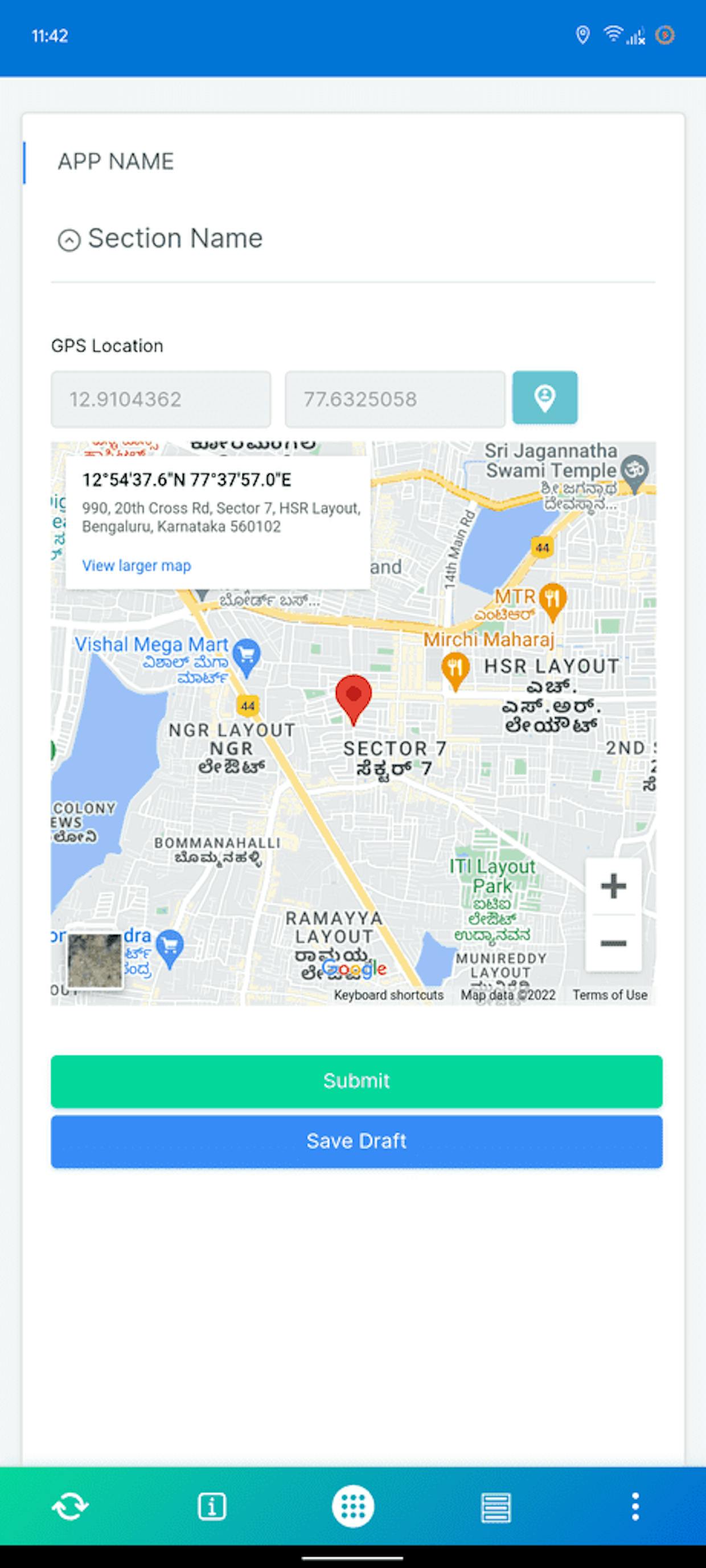 Clappia App -Capture GPS Location Automatically 