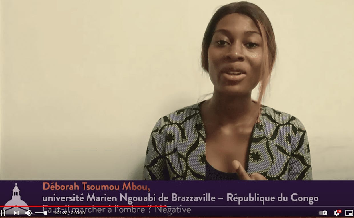 Tu as défendu le verbe congolais avec passion ! merci ma chérie pour ca !