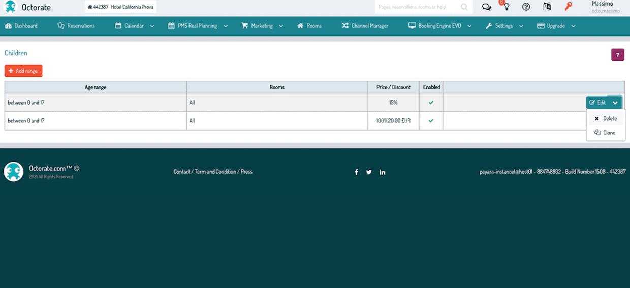 Hello! Is there an option to add ADULTS ONLY for the Booking Engine in some of my properties?