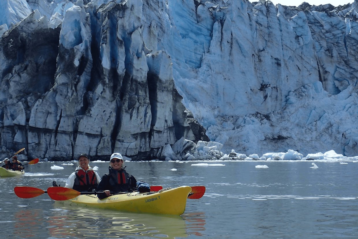 With my daughter in Glacier Bay, Alaska