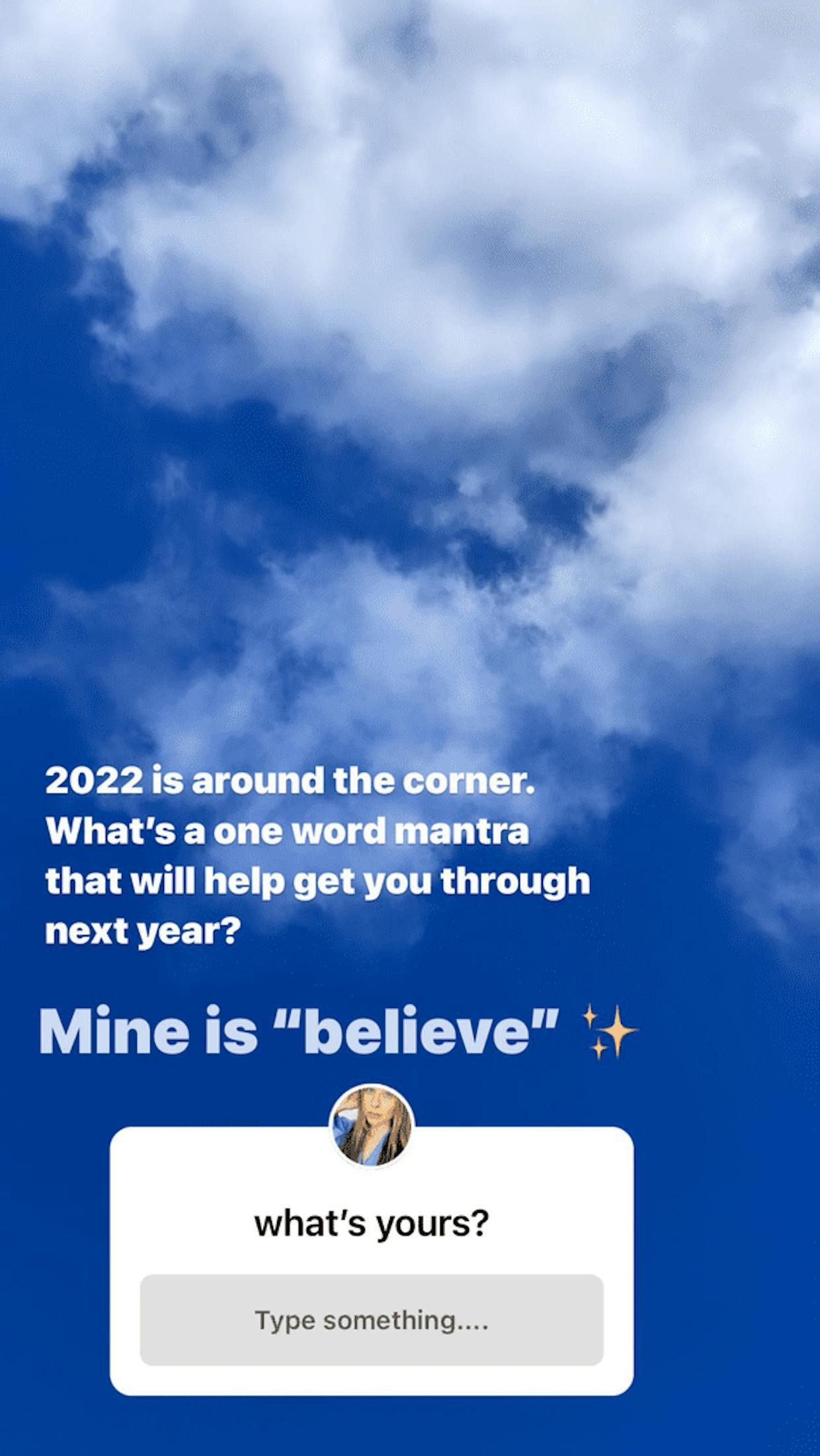 my word for the year <3