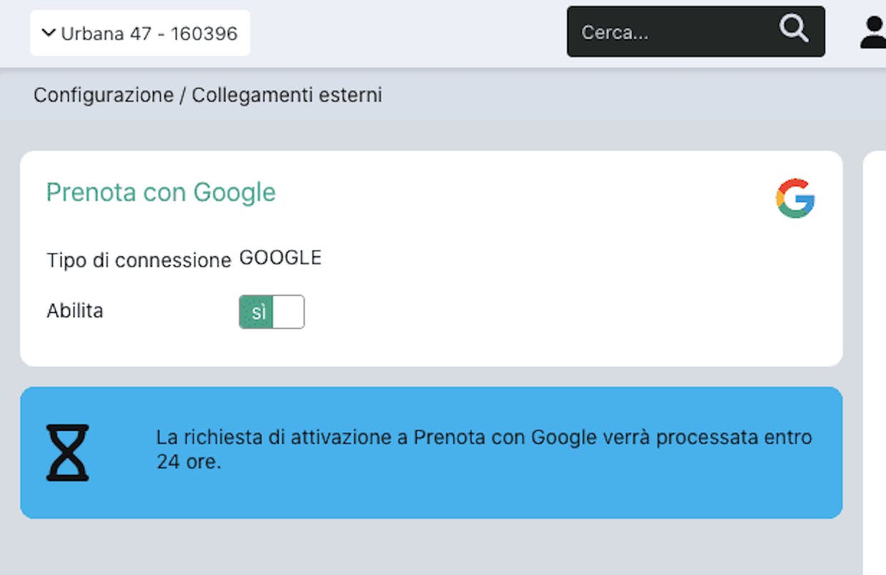 Salve, ho abilitato la funziona con le Prenotazione di Google. Cercando il ristorante Urbana47 da correttamente il pulsante di Prenotazione Tavolo di Google. Entrando non trova nessun tavolo disponibile. Ritengo d'aver correttamente fornito tutti i dati al sistema. Allego screen. Grazie