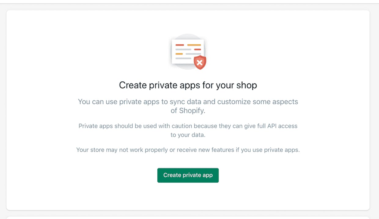 Create a Private App
