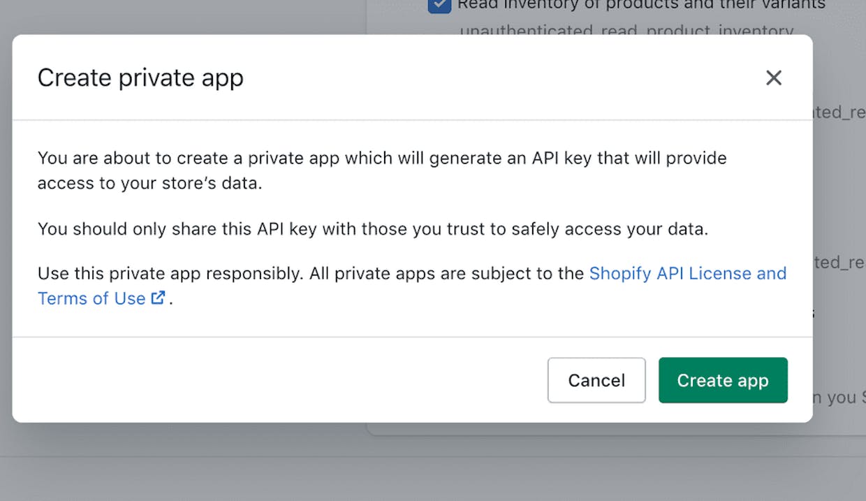 Wie kann ich eine Private App bei Shopify erstellen?
