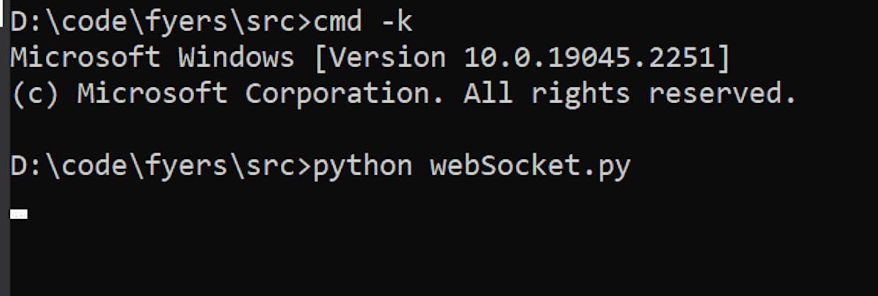 Cursor keeps waiting / blinking until I close the session