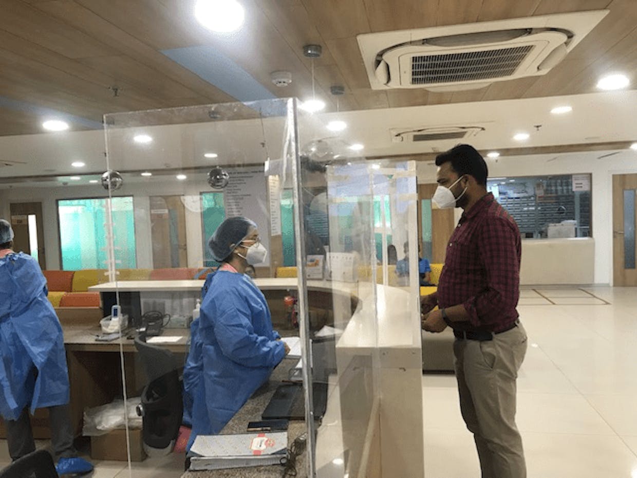 Hello m due next month. M very scared to visit the hospital for delivery due to increase number of cases .what precautions should I and the attender take when v are staying at the hospital ..