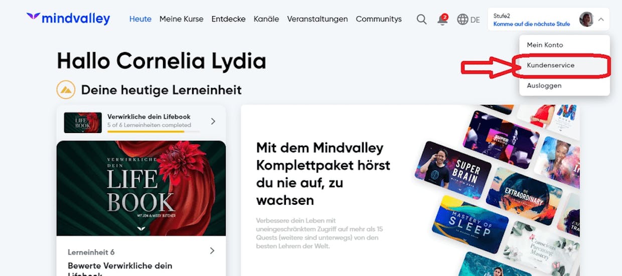 Hey, ich bin in der 3. Woche von Verwirklichung deines Lifebooks und habe immer noch keinen Zugang zur Austauschgruppe. Die Gruppe wird einen zugeteilt. Ich habe noch keine Gruppe! Und NUN?