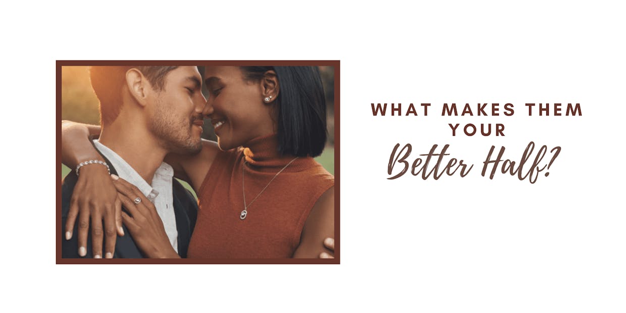 A couple lovingly looks into each other's eyes.