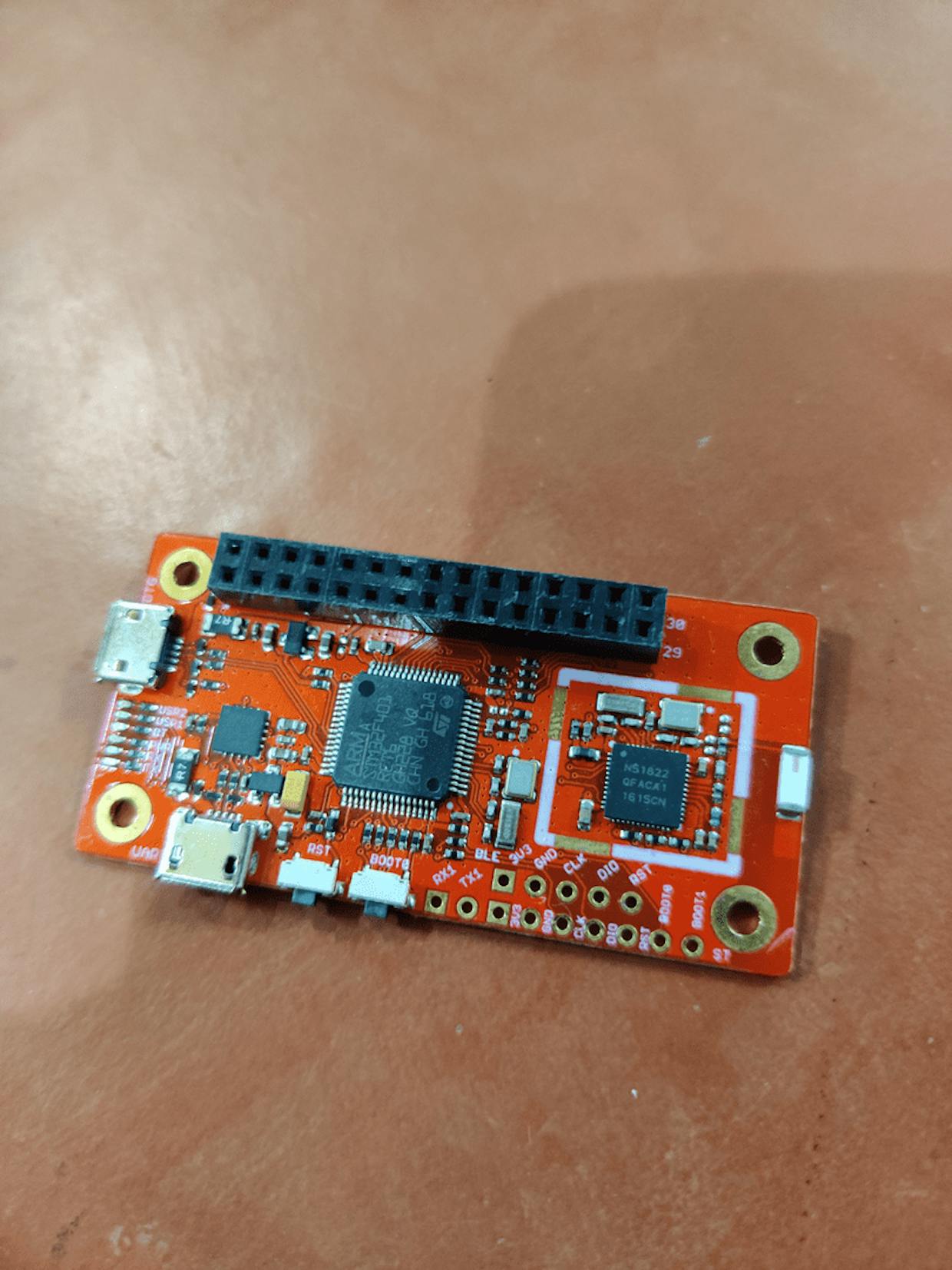 BLE Carbon by Seeed and 96Boards (there's a couple of them)