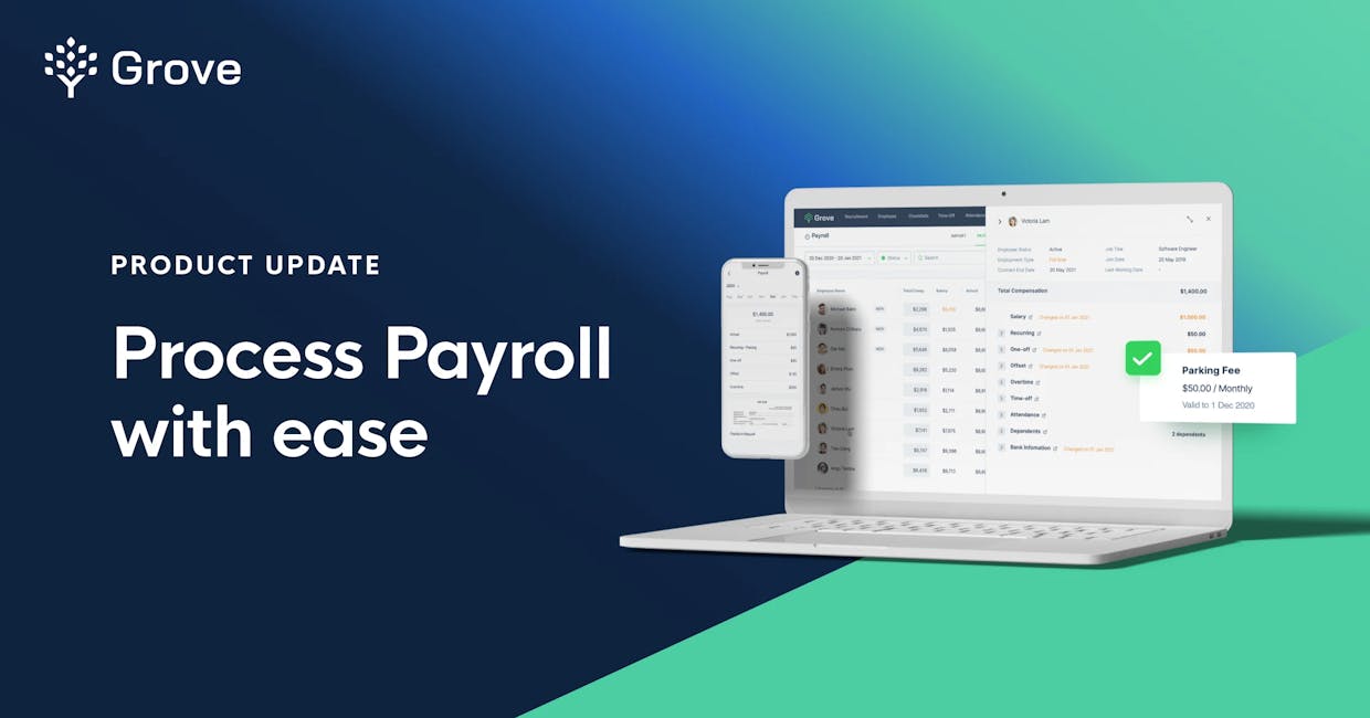 The brand new Payroll feature