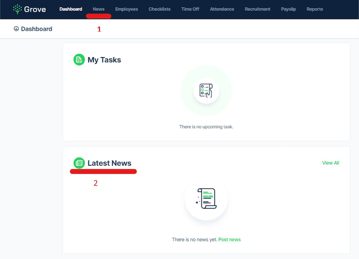 Working from home have been a beautiful experience but I find myself behind on company updates. Where can I quickly access the latest information on the platform?