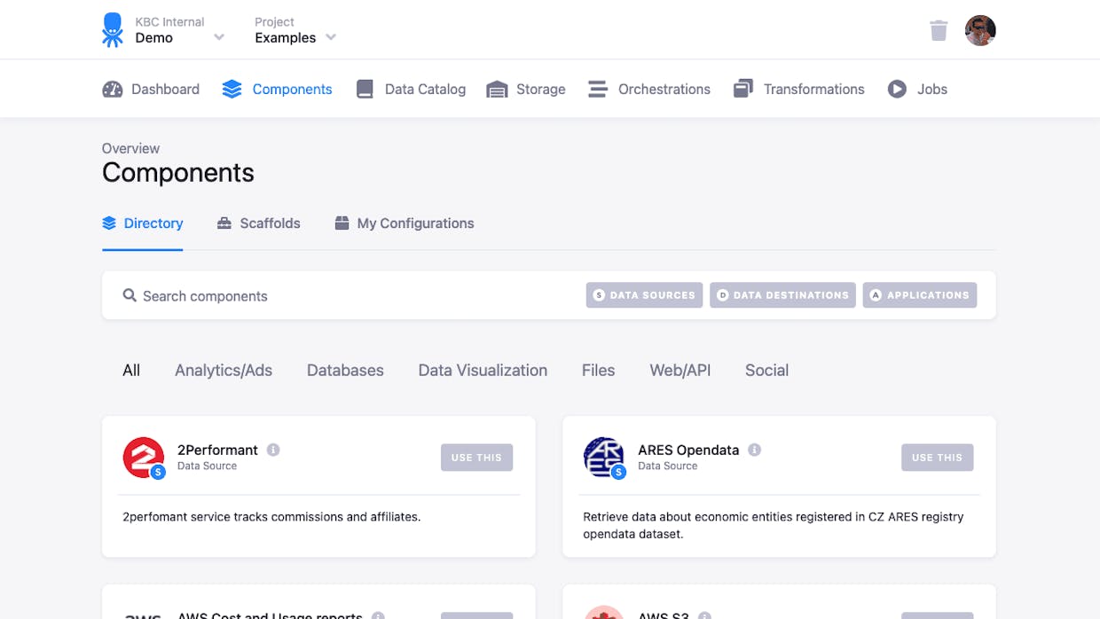 New Components Page