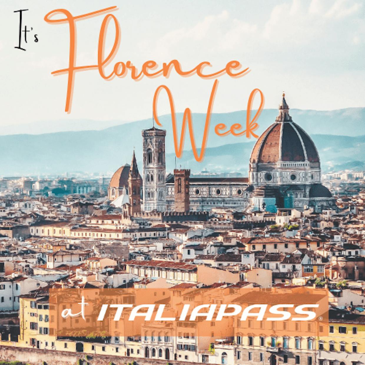Are you a Renaissance man or woman? Show your stuff during Florence Week challenges!