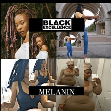 Beautiful Black Melanin Models