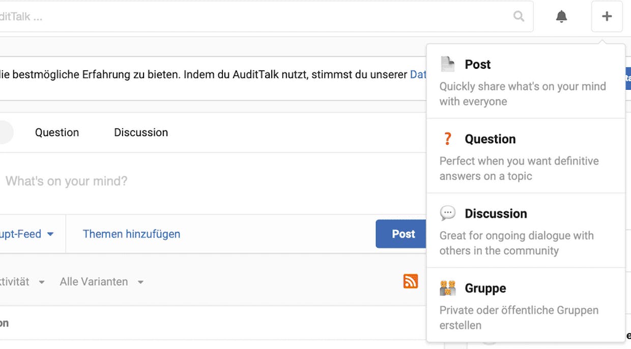 Können Benutzer neue Gruppen anlegen oder braucht es dazu den Administrator?