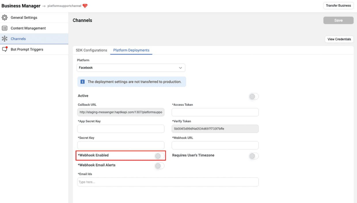 How do we re-enable a webhook?
