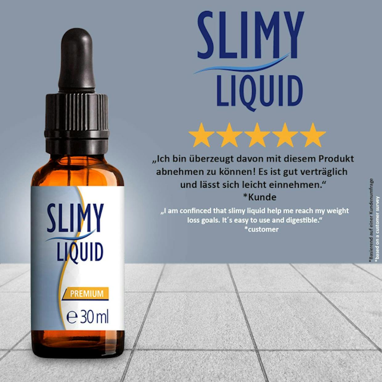 SlimyLiquid Erfahrungen: Abnehmen von überschüssigem Fett, keine Nebenwirkungen