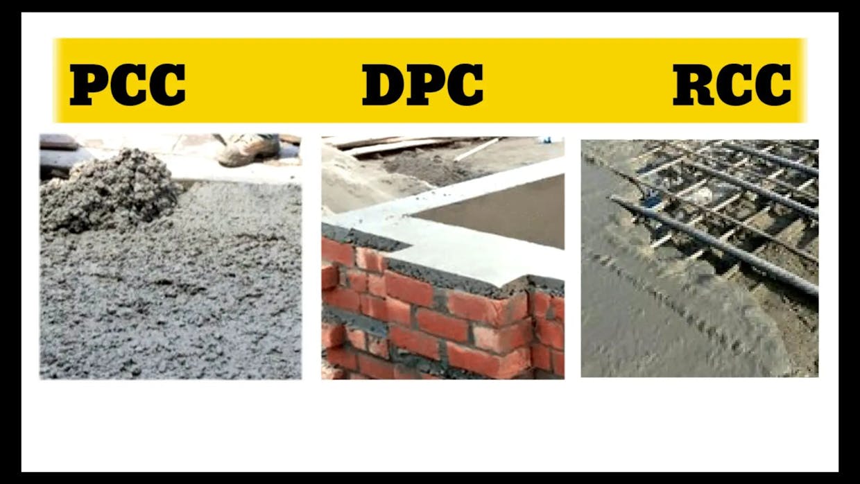 What is the difference between plain and reinforced concrete?