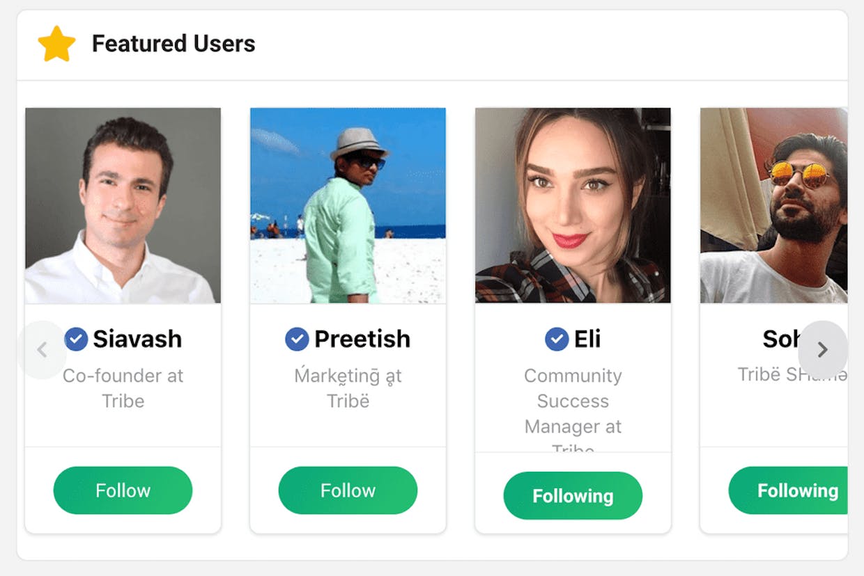 On a users profile, I can mark them as "featured", what does this do? I did not see any noticeable change on the home page.