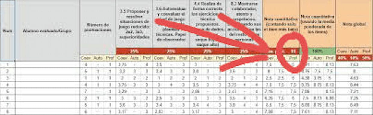 En mi centro educativo algunos profes al momento de procesar la rúbrica introdujeron como puntuación máxima "5.0" y al parecer el punto decimal genera errores en el cálculo porque no muestra las calificaciones en la planilla, ¿Alguna solución? Sin reiniciar nel proceso?