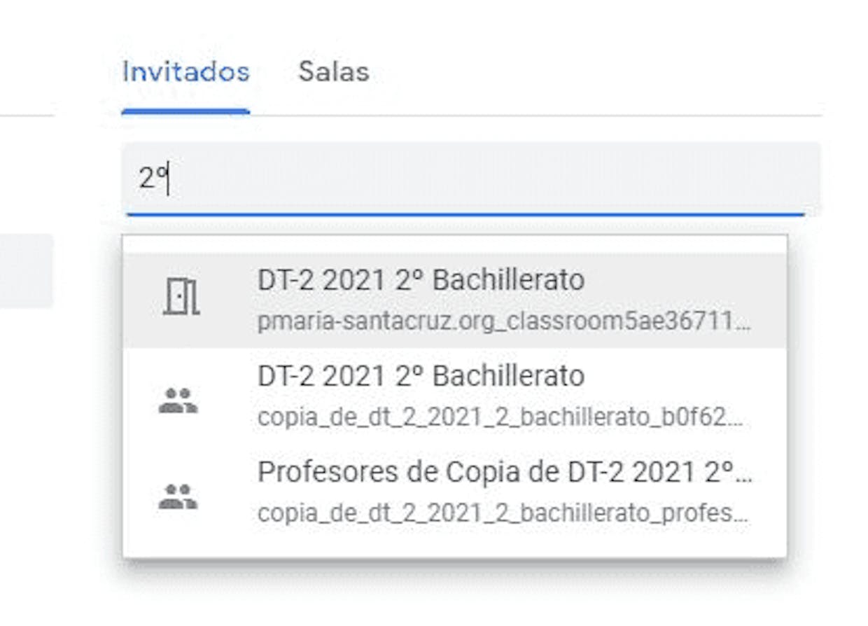 ¿Cómo gestionar los "grupos" creados automáticamente por Classroom?