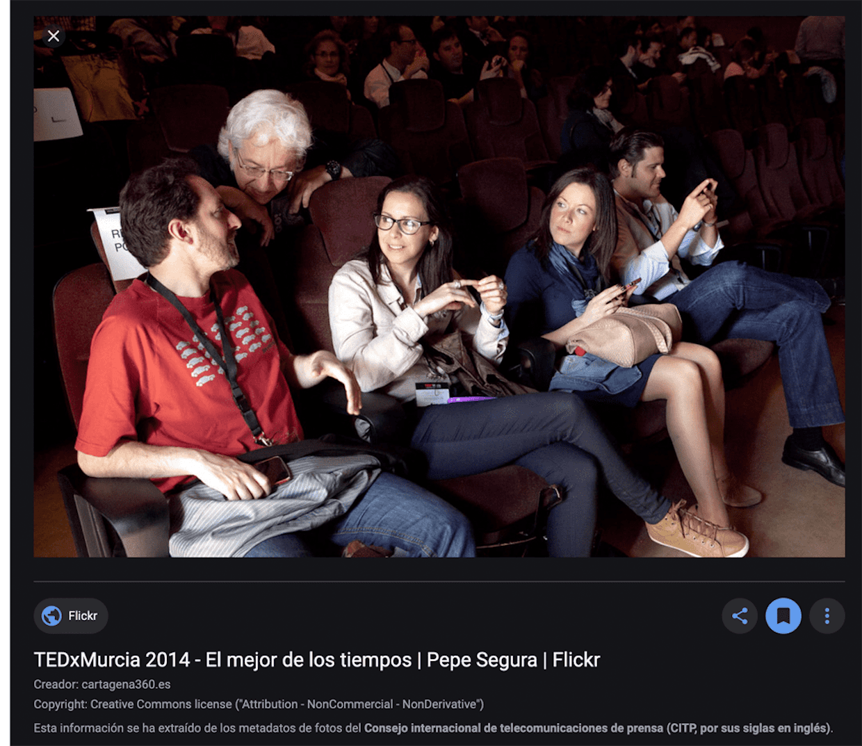 En Google Search las imágenes se guardan pulsando en la banderola de Favoritos.