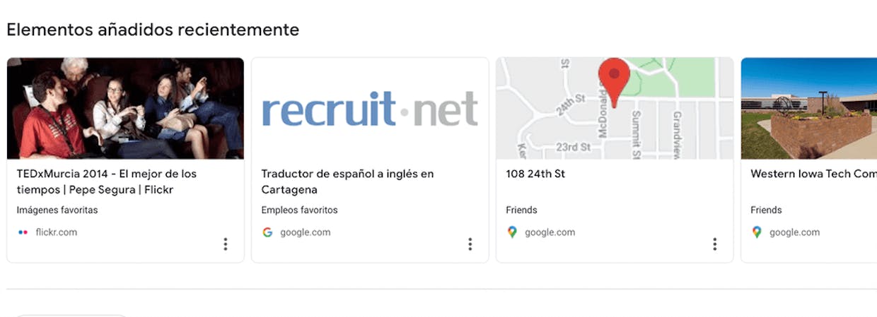 ¿Alguien sabe cómo funciona Colecciones de Google https://www.google.es/save? Lo he descubierto en las aplicaciones de Google y no sé cómo añadir elementos a una colección 🤷🏻♀️