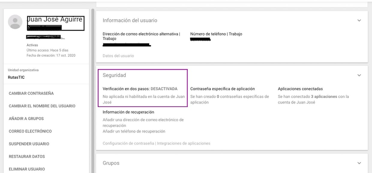 Problema ingreso de alumnos con la cuenta de GSuite en PCs del centro.