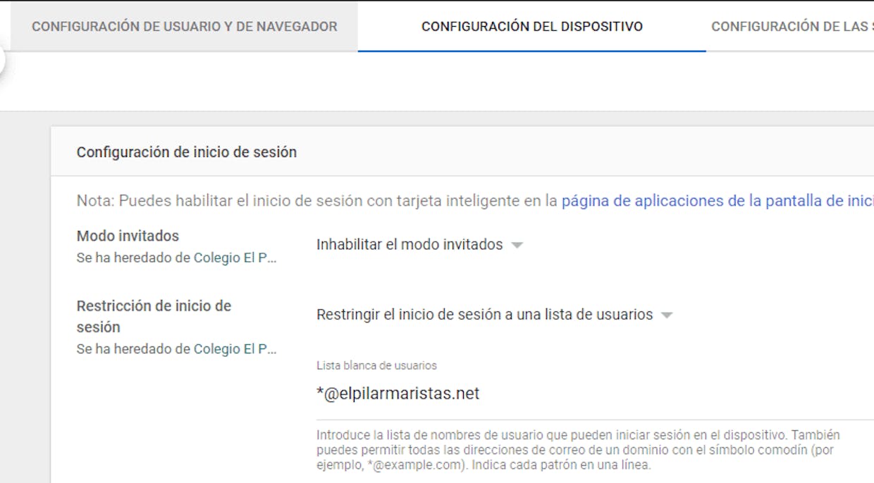 ¿Hay alguna forma de impedir inicio de sesión como invitado o añadir perfil en el navegador de los alumnos durante el horario escolar para que no inicien con otra cuenta? Hemos cerrado el Hangouts desde consola, pero ahora inician sesión con otra cuenta para chatear entre ellos.