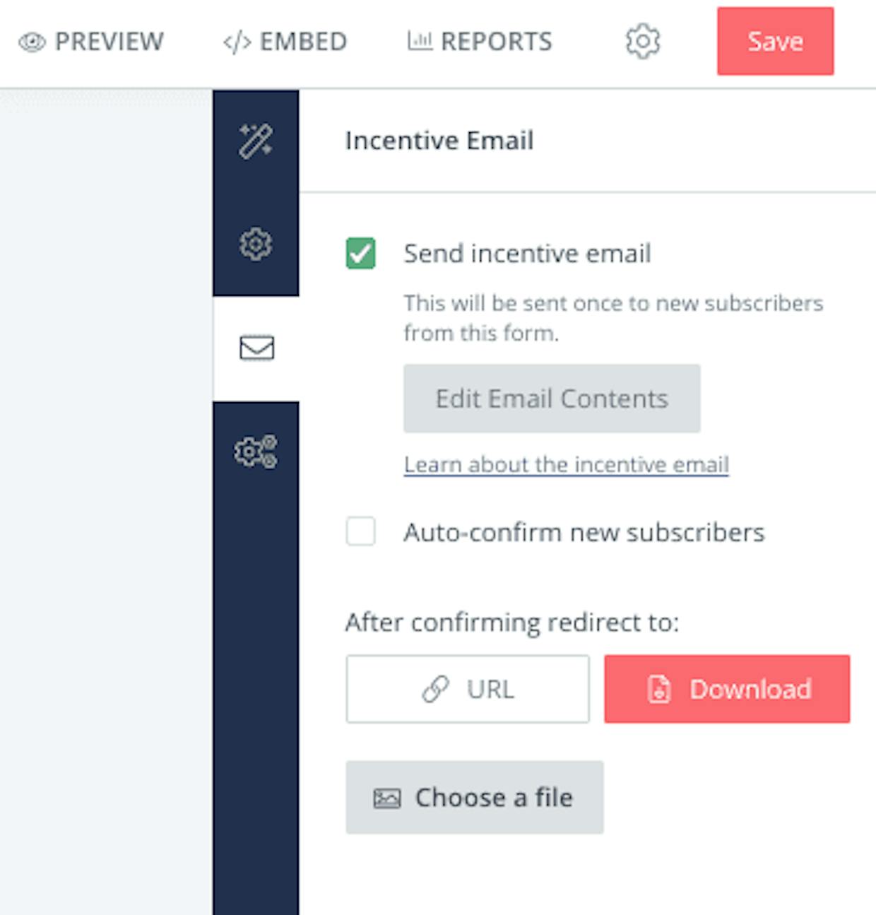 How can I embed my freebie into a form?