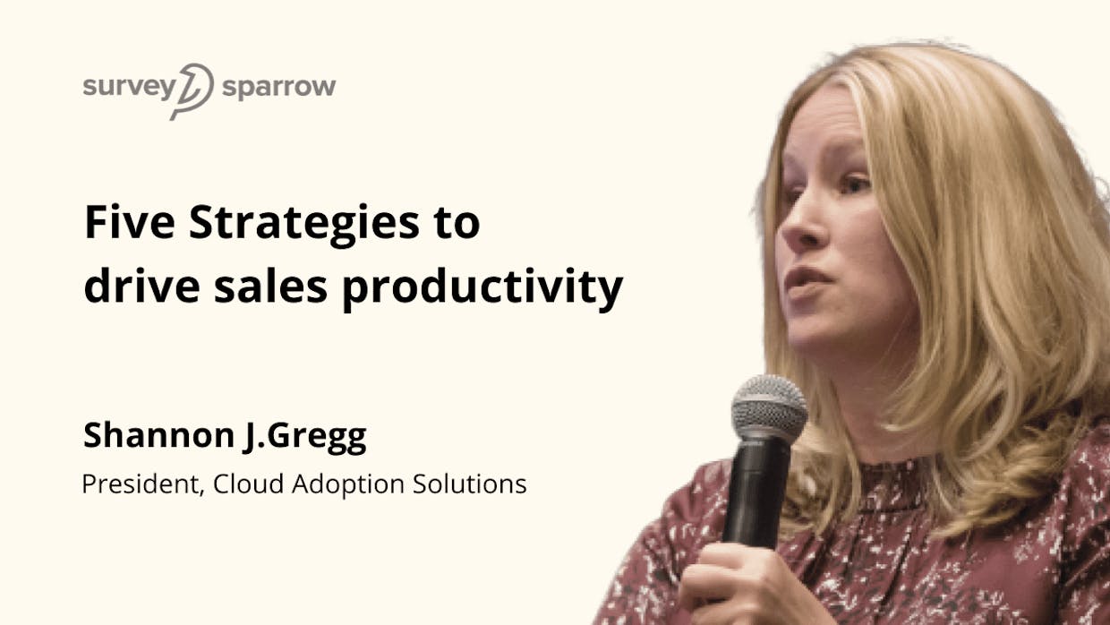 5 Thought-Provoking Strategies to drive sales productivity