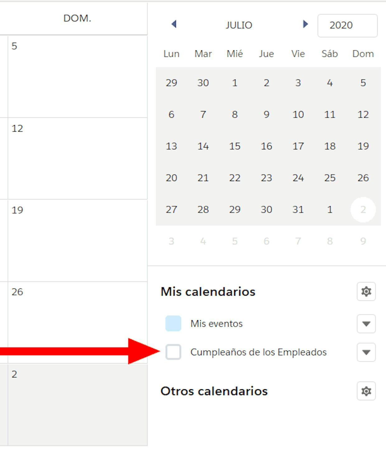 Si dentro del Calendario quisiera crear un calendario vinculado al Objeto Empleado, que se llame Cumpleaños Empleados, tengo que tener creado un campo Fecha Cumpleaños? O hay forma de utilizar el campo Fecha de nacimiento?