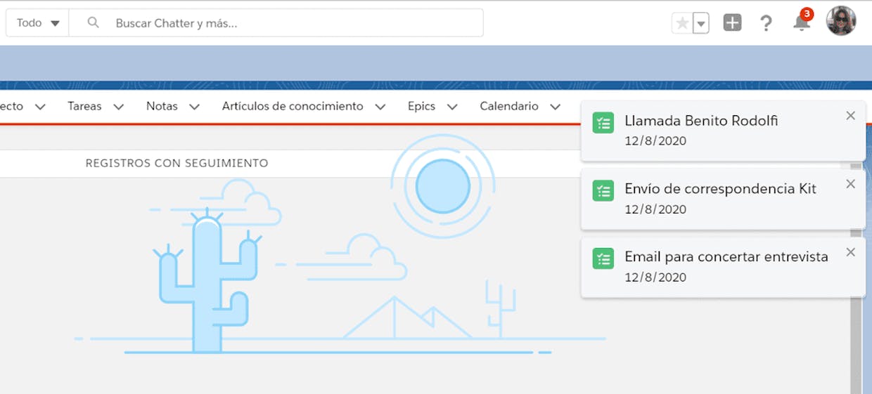 Como funcionan los recordatorios de eventos y tareas?