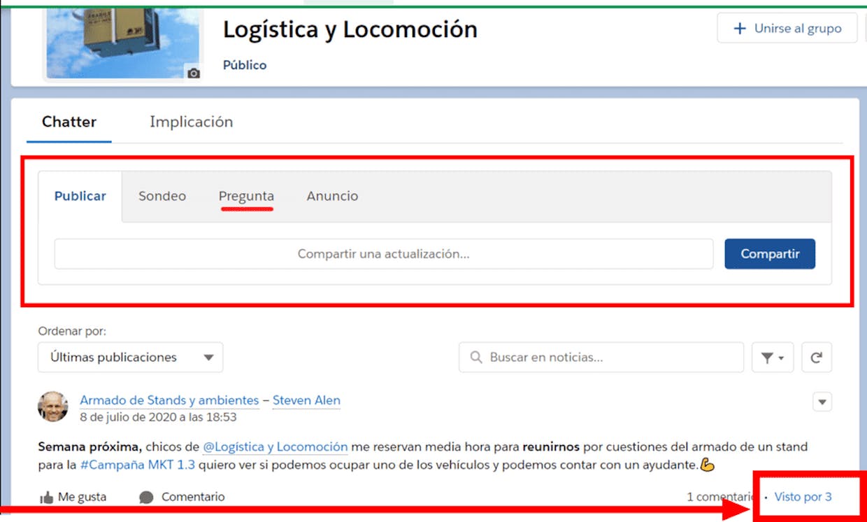 Que es el Recuento de Chatter?