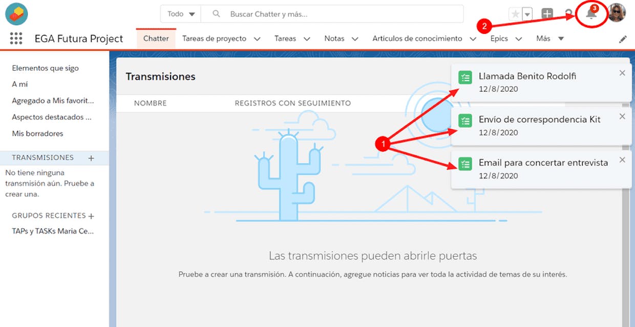 Se puede programar una notificación de aviso de próxima tarea a realizar en la app del calendario (EGA Futura Service) o vincularlo al celular para que este te avise 15 o 30 min antes por ejemplo?