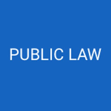 Administrative and public law
