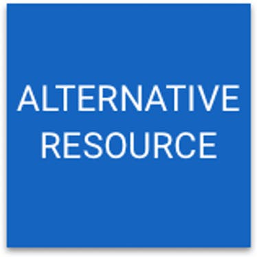 Alternative resource