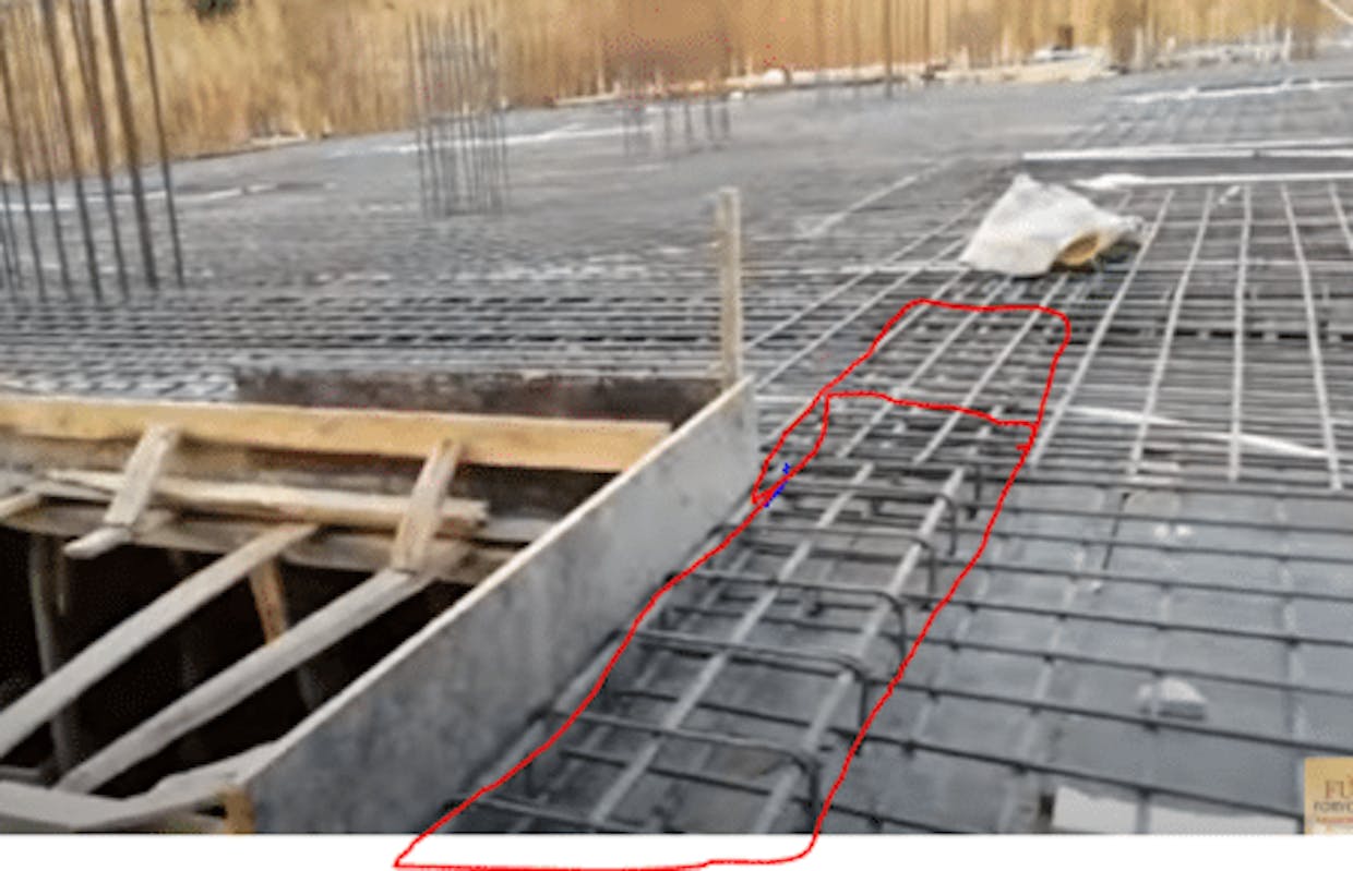 Why use a concealed beam in construction?